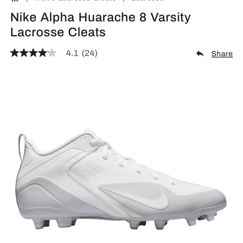 Nike Huarache LAX Cleats